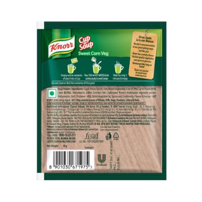 Knorr Instant Sweet Corn Cup A Soup 11 gm