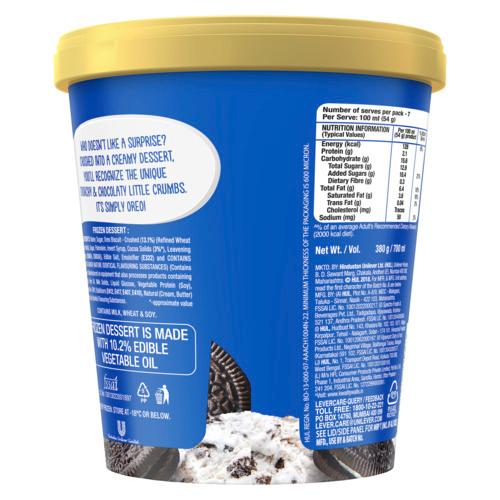 Kwality Walls Oreo Tub 700Ml