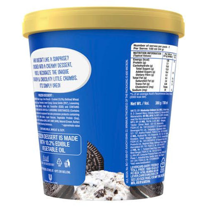 Kwality Walls Oreo Tub 700Ml
