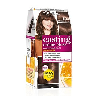 L'Oreal Paris Casting Medium Brown 500 Hair Colour 500 Gm