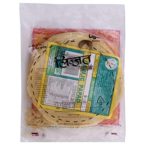 Lijjat Garlic Papad 200 gm