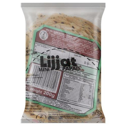 Lijjat Mini Punjabi Papad 200 g