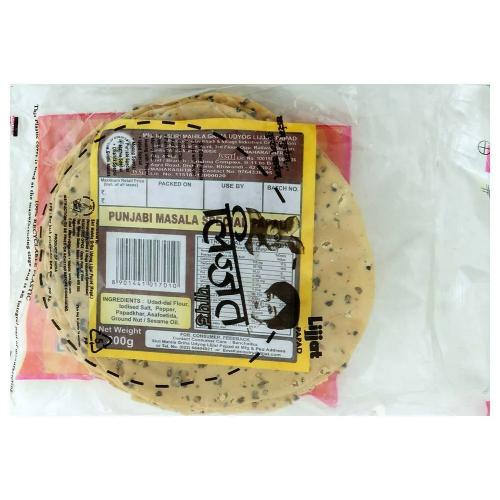 Lijjat Punjabi Masala Papad 200 gm