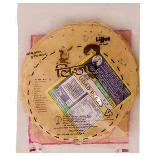 Lijjat Udad Papad 250 Gm