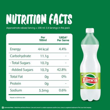 Limca Cloudy Drink Pet Bottle 750 ml