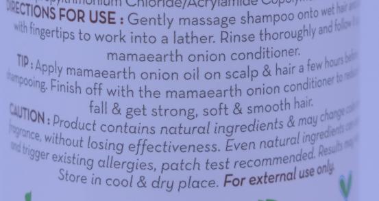 Mama Earth Onion Shampoo 250 ml
