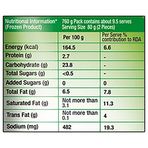 Mccain Aloo Tikki 760 gm
