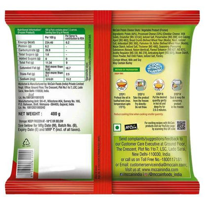 Mccain Cheese Shotz 400 gm