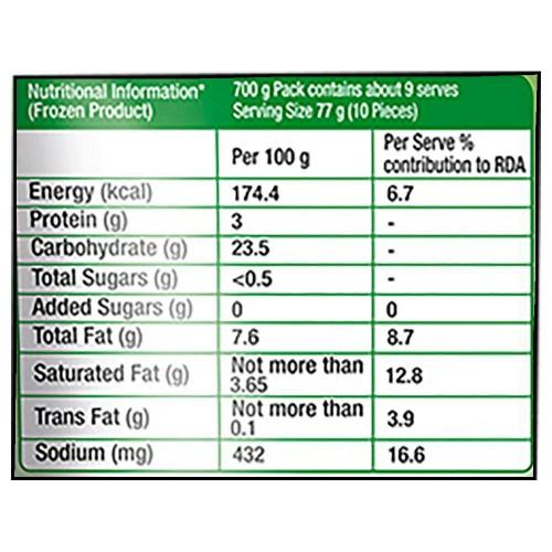 Mccain Chilli Garlic Potato Bites 700 Gm