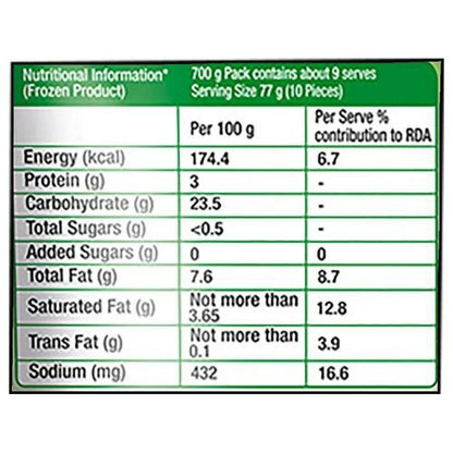 Mccain Chilli Garlic Potato Bites 700 Gm