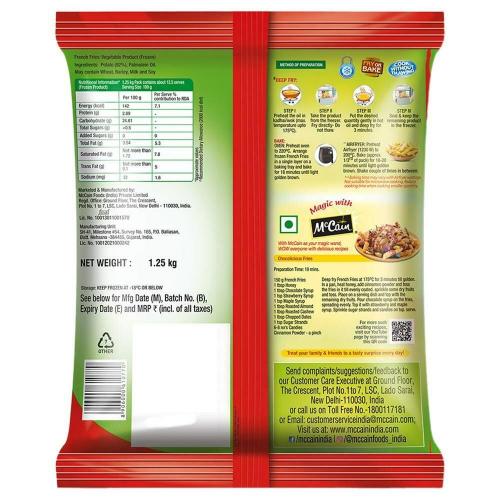 Mccain French Fries 1.25 Kg