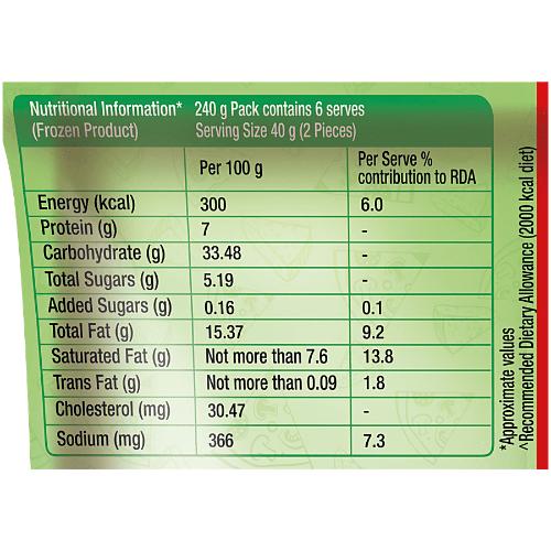 Mccain Mini Cheese Pizza Samosa 240 Gm
