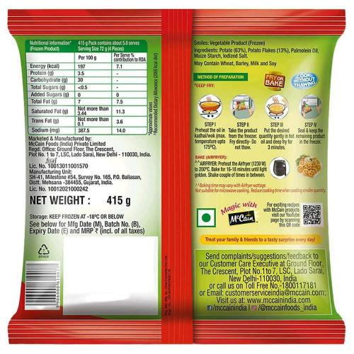 Mccain Smiles 415 gm