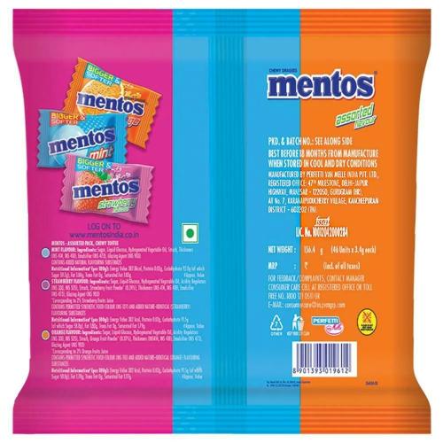 Mentos Assorted Pack 136 g
