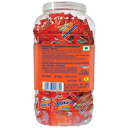 Mentos Orange Jar (190 Pcs) 646 Gm – Starquik
