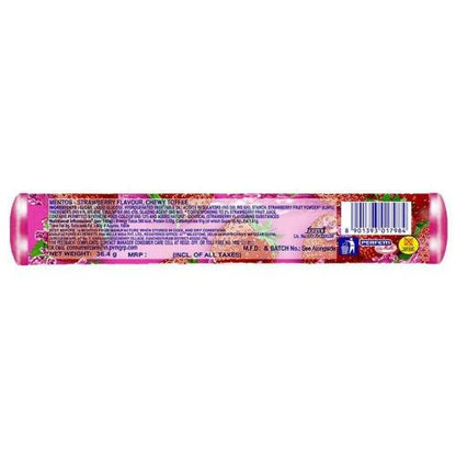Mentos Starwberry Sticks 36.4 gm