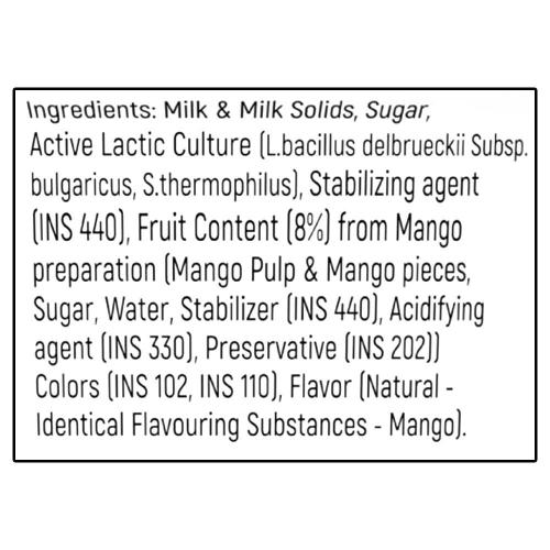 Milky Mist Mango Fruit Yoghurt 100 ml