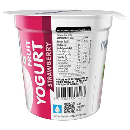 Milky Mist Strawberry Fruit Yoghurt 100 ml
