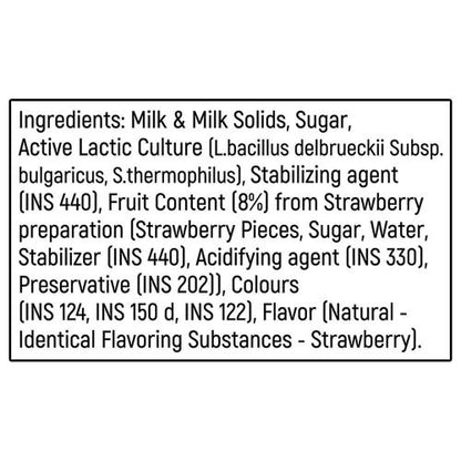 Milky Mist Strawberry Fruit Yoghurt 100 ml