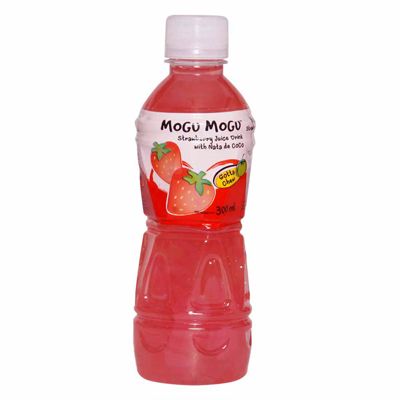 Mogu Strawberry Pet Bottle 320 ml