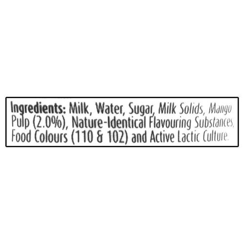 Mother Dairy Lassi Mango Bottle 180 ml