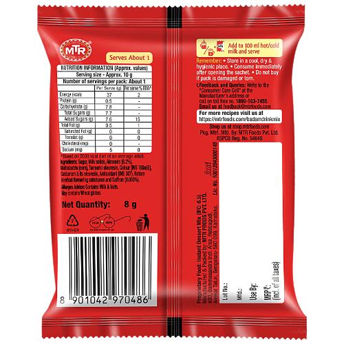 Mtr Badam Drink Mix 8 Gm