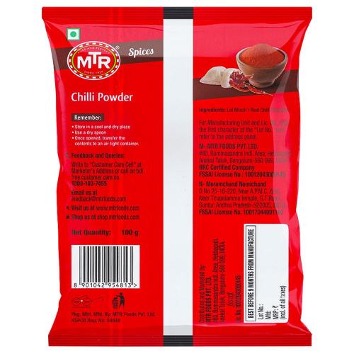 Mtr Chilli Powder 100 gm
