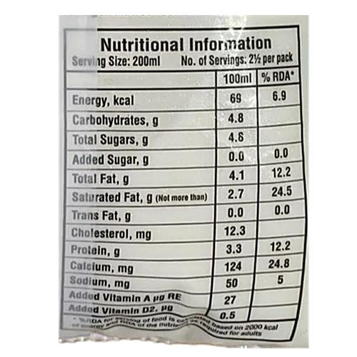 Nandini A2 Desi Cow Milk Pouch 500 ml