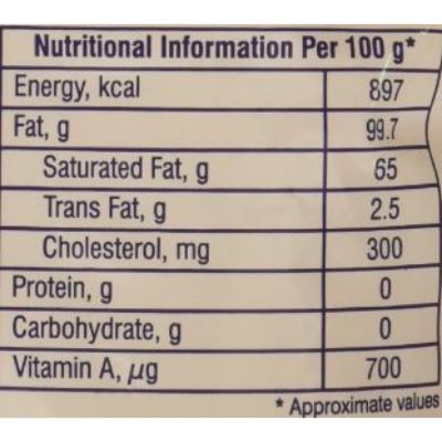 Nandini Cow Ghee Pouch 1 Ltr