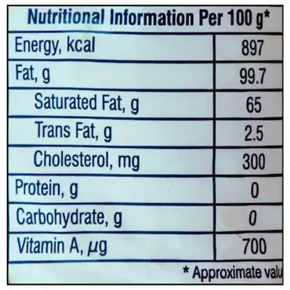 Nandini Cow Ghee Pouch 1 Ltr