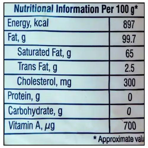 Nandini Cow Ghee Pouch 1 Ltr