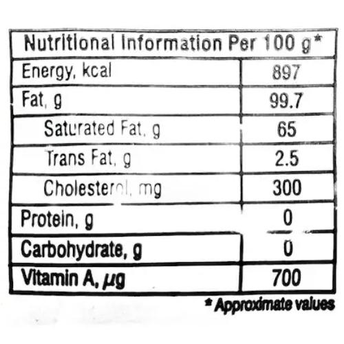 Nandini Cow Ghee Pouch 200 ml