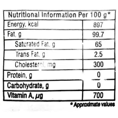 Nandini Cow Ghee Pouch 200 ml