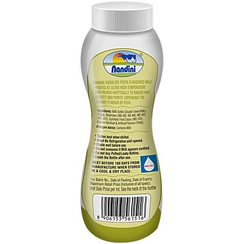 Nandini Good Life Pista Flavoured Milk Pet Bottle 180 ml