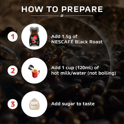 Nescafe Classic Black Roast Coffee Jar 90 Gm