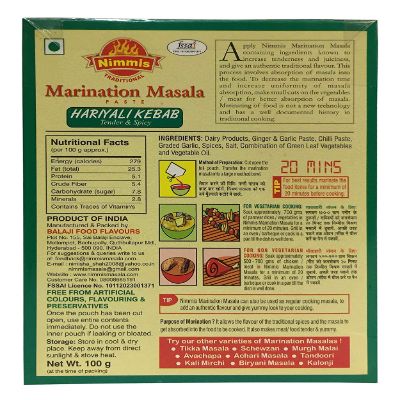Nimmis Hariyali Masala 100 g