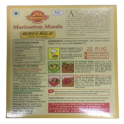 Nimmis Murgh Malai Masala 100 g