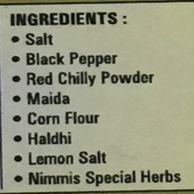 Nimmis Pepper Fried Chicken 50 gm