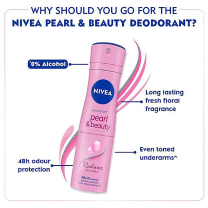 Nivea Deodorant Pearl & Beauty Radiance For Women 150 ml
