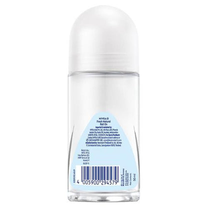 Nivea Fresh Natural Roll On For Women 50 ml