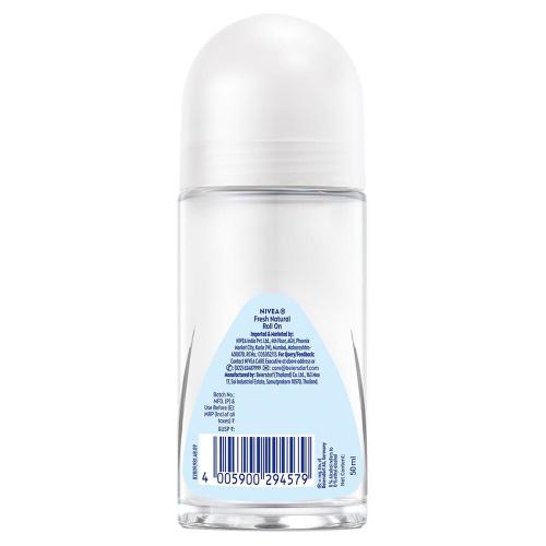 Nivea Fresh Natural Roll On For Women 50 ml