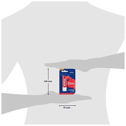 Nivea Fruity Shine Strawberry Lip Care Balm 4.8 gm