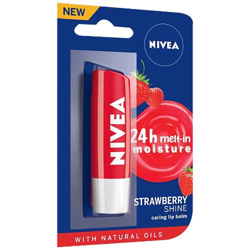 Nivea Fruity Shine Strawberry Lip Care Balm 4.8 gm