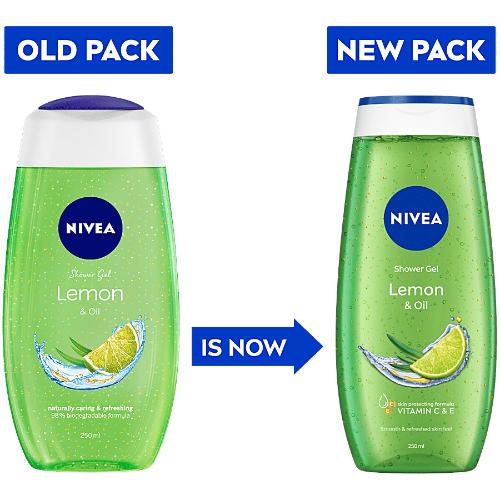 Nivea Lemon And Oil Shower Gel 250 ml