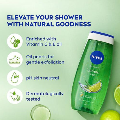 Nivea Lemon & Oil Body Wash & Shower Gel 500 ml