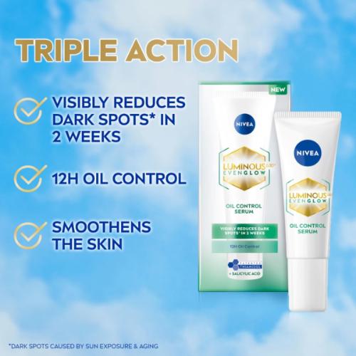 Nivea Luminous Oil Control Serum 40 ml