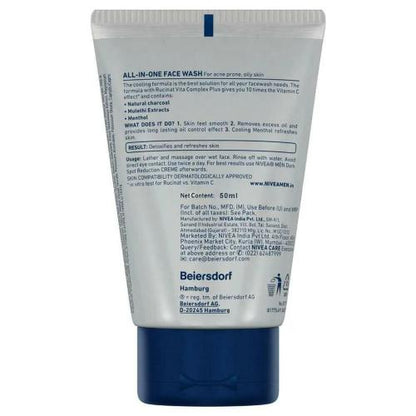 Nivea Men All In 1 Charcoal Face Wash 50 g