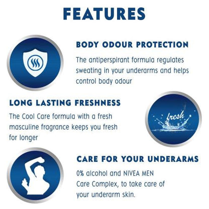 Nivea Men Cool Kick Deodrant 150ml