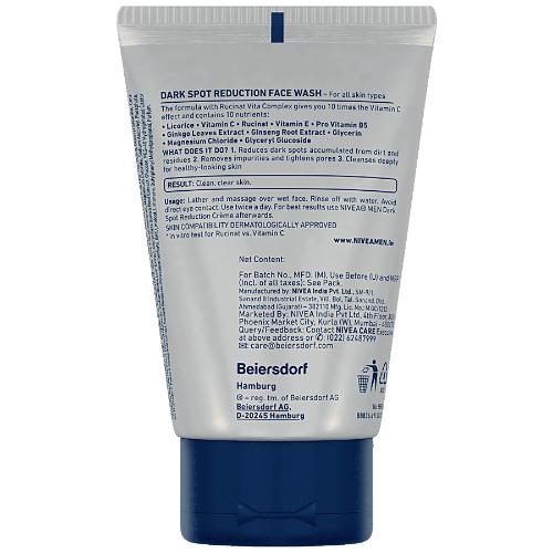 Nivea Men Dark Spot Reduction Face Wash 50 ml