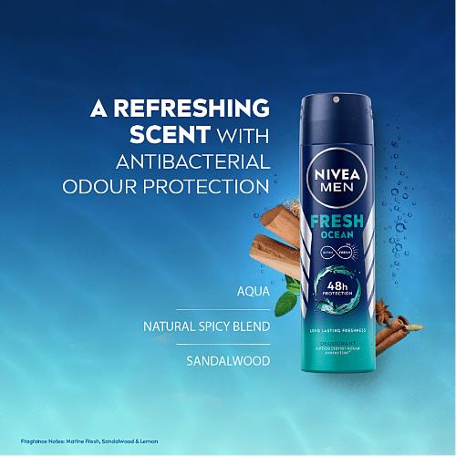 Nivea Men Fresh Ocean Deodorant 150 ml